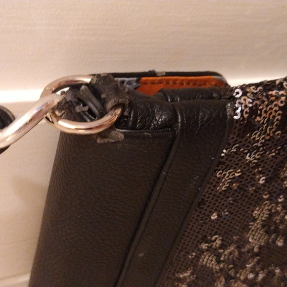 Chenson black and silver sequined mini bag - Picture 10 of 11